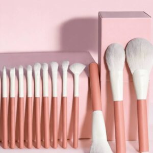 12-piece-luxury-pink-makeup-brush-set-display-on-aesthetic-studio-background
