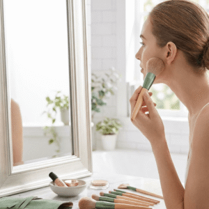 Complete 10pcs brush set for daily makeup routine