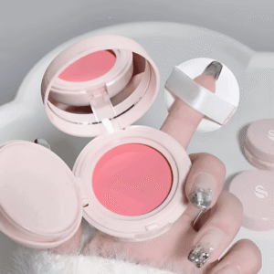 SVPEV SHOCK Cushion Cream Blush shade Cherry in pink compact