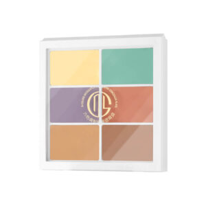 6-color cream concealer and color correcting palette wheel