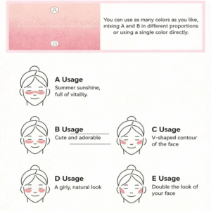 Step-by-step guide for using monochromatic stick for V-shape contour and natural look