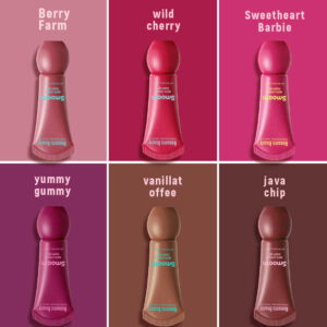 Color changing lip tint showing natural pink glow on lips