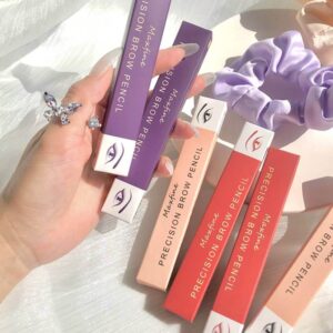 Waterproof brown gel eyeliner swatch on skin showing smudge-proof quality